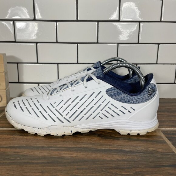 adidas Shoes - adidas adipure Sport 2 Womens Size 8.5 Golf Shoes White Blue Spikeless Sneakers